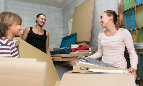 Professional house clearance in a Central London home