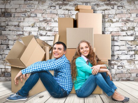 Residential house clearance in progress