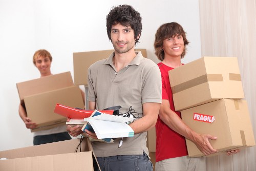 House clearance process being carried out