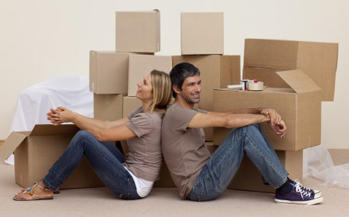 Professional house clearance team at work in Abbots Langley