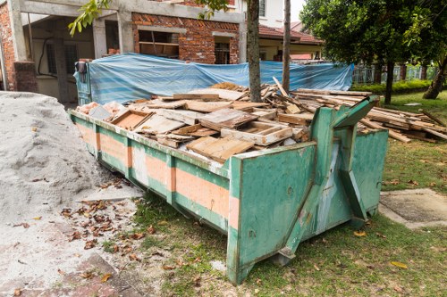 House clearance process showing waste disposal