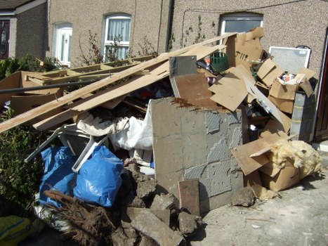 Efficient house clearance team at work